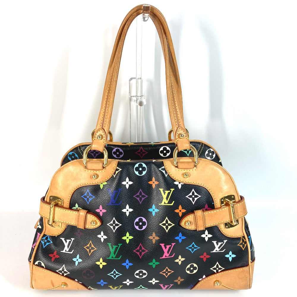 LOUIS VUITTON Shoulder Bag M40194 Monogram multicolor canvas black Monogram multicolor Claudia Women