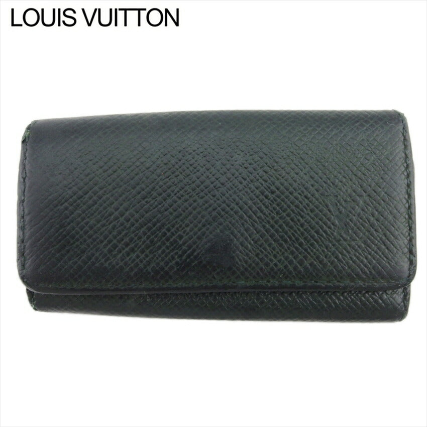 LOUIS VUITTON Key case Key holder  M30524 Green Silver Multicles4