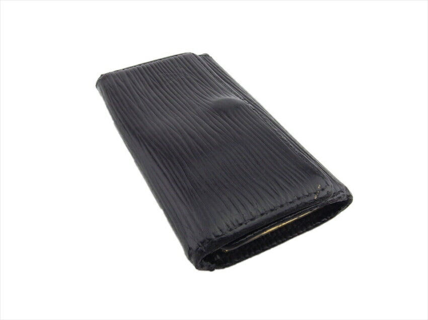 LOUIS VUITTON Key case Key holder M63822 Black gold Multicles4