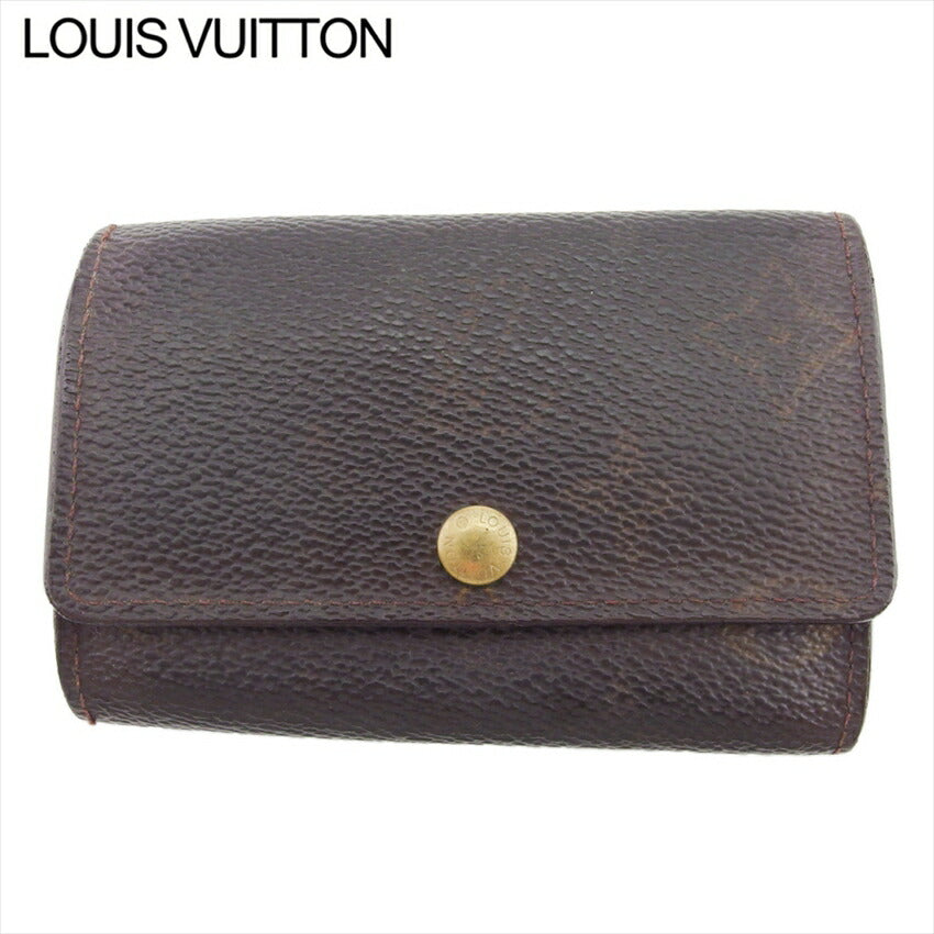 LOUIS VUITTON Key case Key holder  M62630 Brown beige gold Multicles6