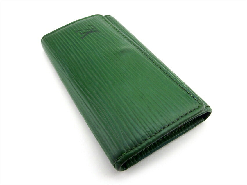 LOUIS VUITTON Key case Key holder  M63824 Green gold Multicles4