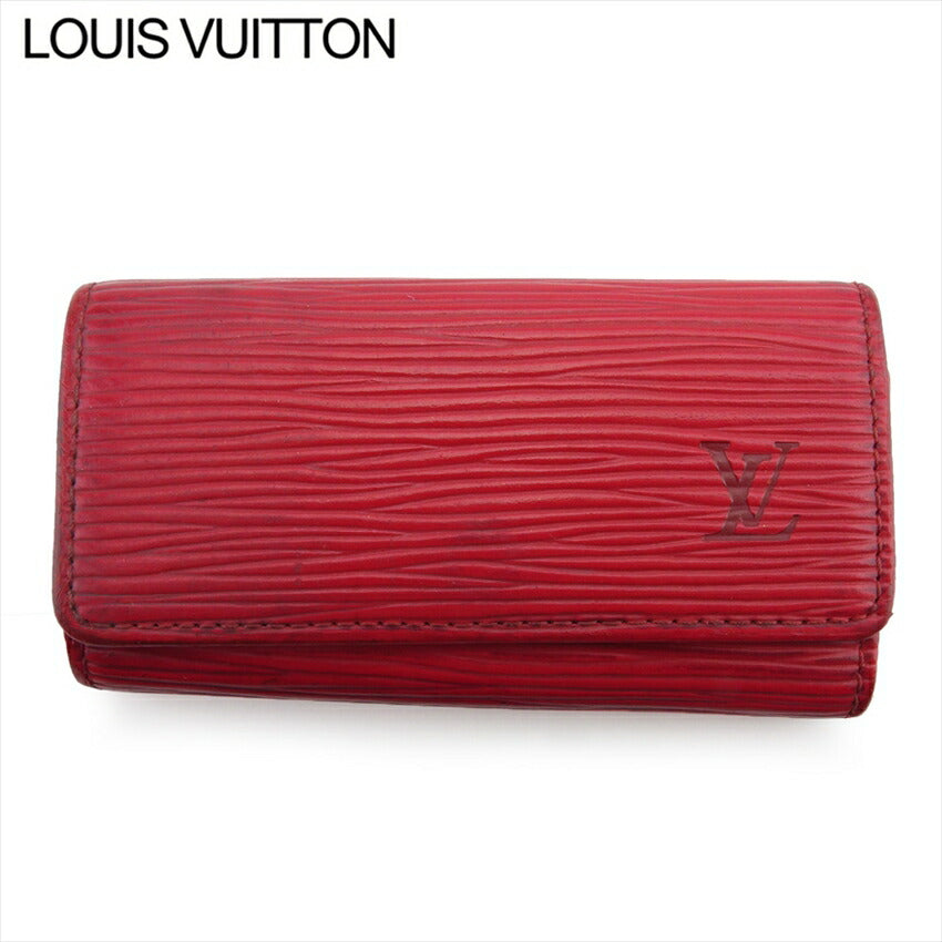 LOUIS VUITTON Key case Key holder  M63827 Red gold Multicles4