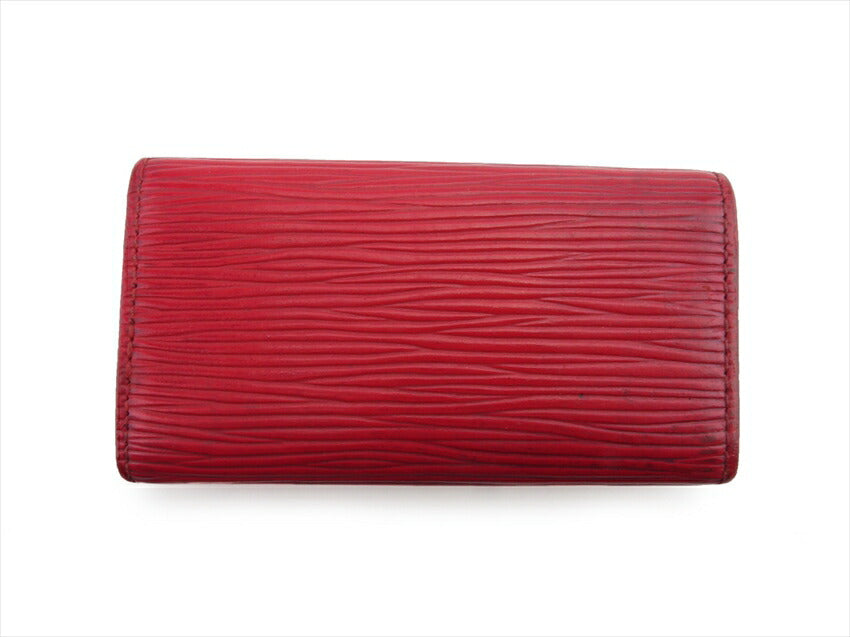 LOUIS VUITTON Key case Key holder  M63827 Red gold Multicles4