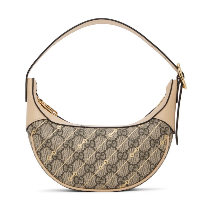 Gucci Beige Mini Ophidia Horsebit Bag