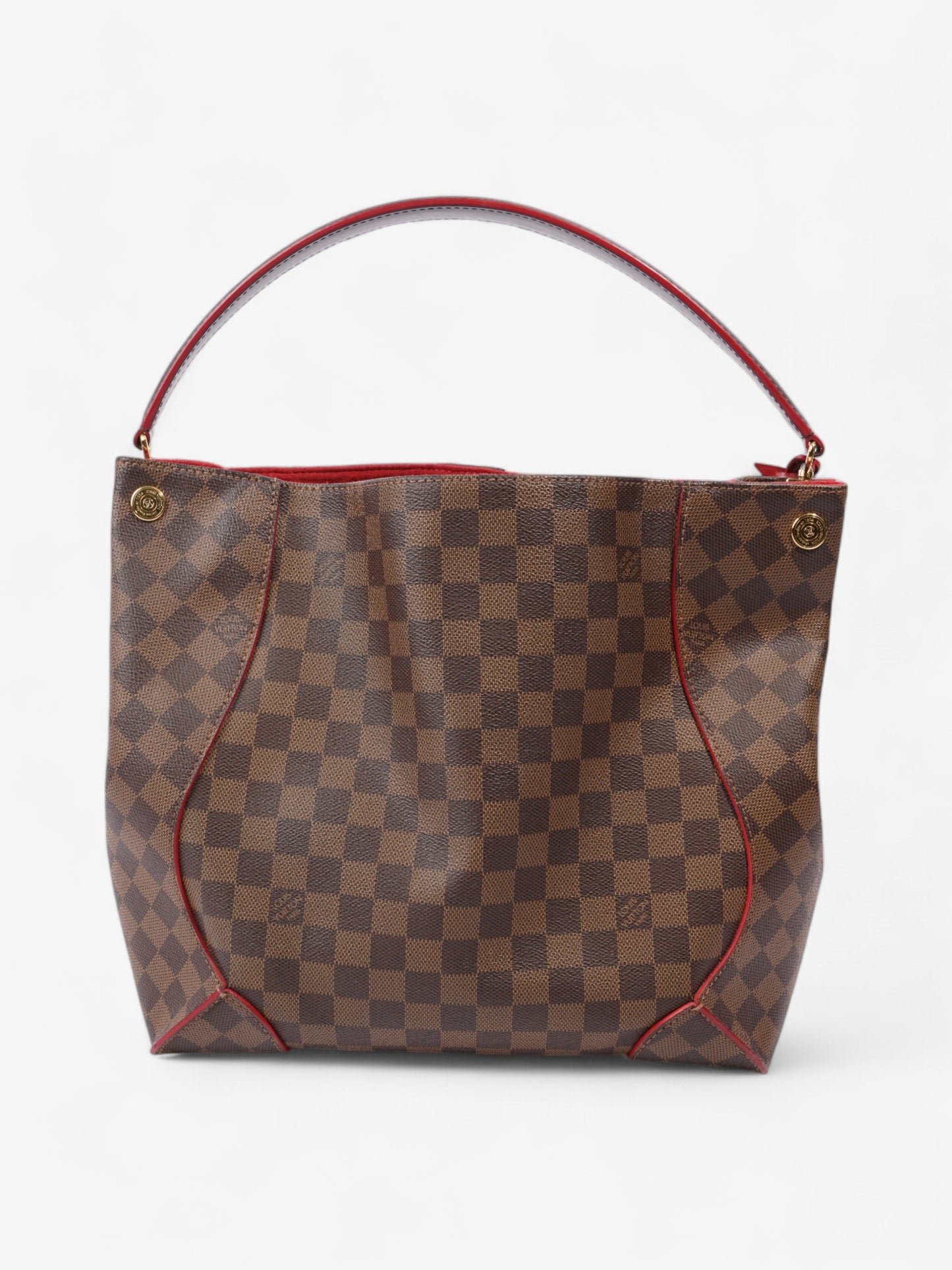 Louis Vuitton Caissa Damier Ebene Coated Canvas