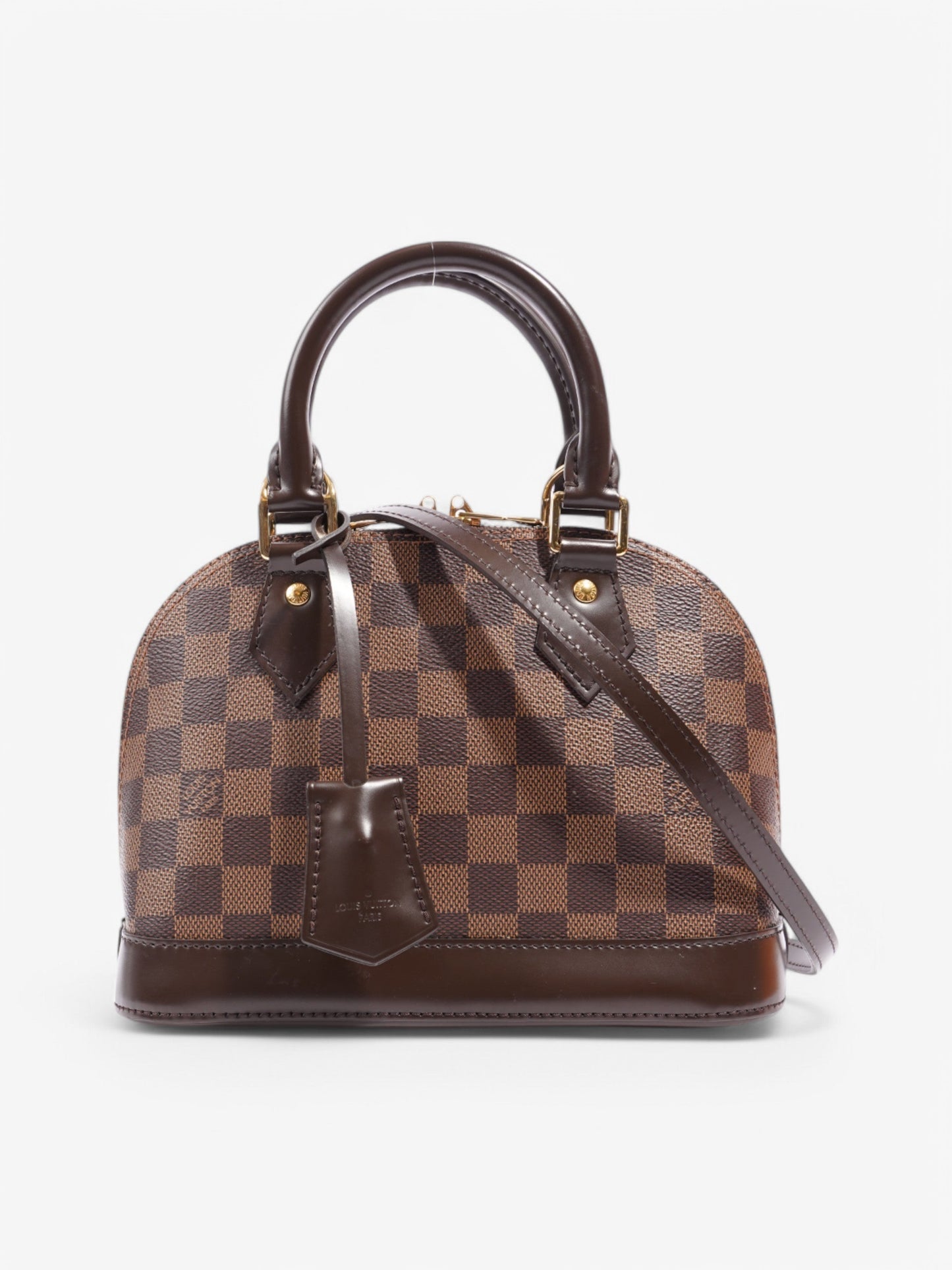 Louis Vuitton Alma Damier Ebene Coated Canvas BB