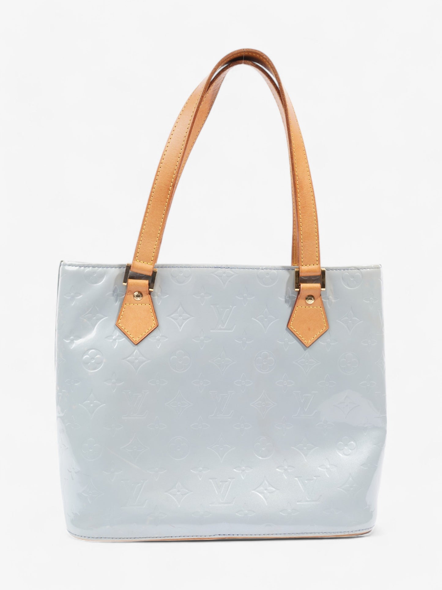 Louis Vuitton Houston Monogram Vernis / Pale Blue Vernis Leather