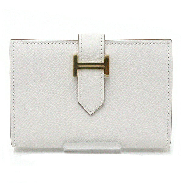 HERMES Card Case Epsom mushroom Bearn Card Case