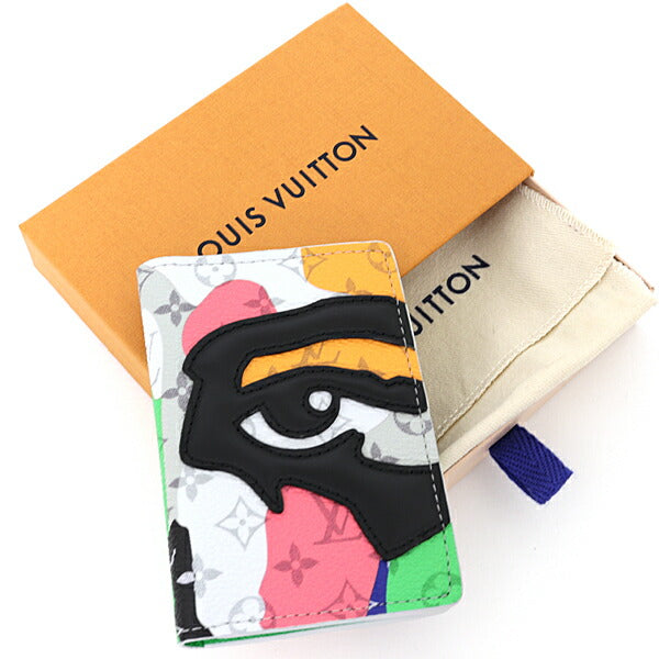 LOUIS VUITTON Card Case M82575 Monogram canvas white LV Portrait Organizer de Poche