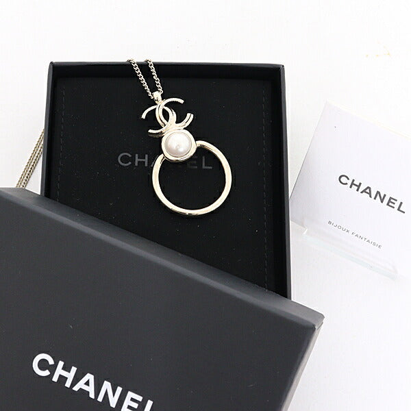 CHANEL Necklace brass Light gold Chanel GP Necklace