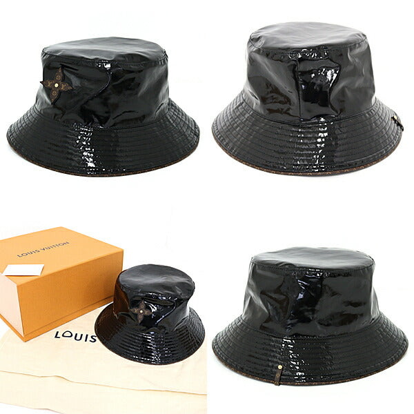 LOUIS VUITTON hat M77020 cotton black Bob Rainey Day