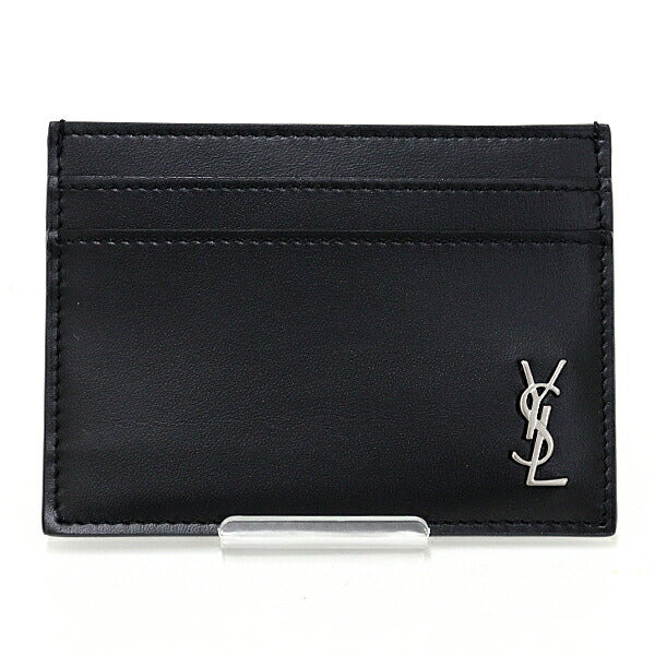 SAINT LAURENT Card Case 607603 leather black Card Case Tiny Cassandra