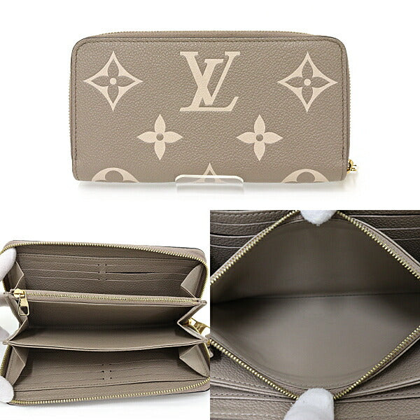 LOUIS VUITTON Long Wallet Purse M69794 Monogram Ann Platt beige Zippy wallet