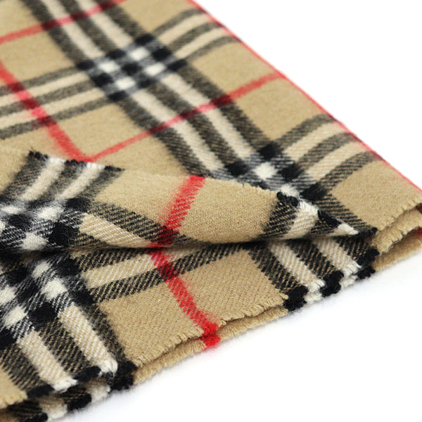 BURBERRY Scarf cashmere beige Nova Check cashmere scarf Women(Unisex)