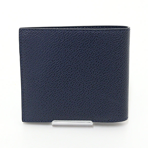 PRADA Bifold Wallet leather Navy Safiano leather mens