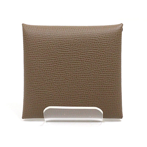 HERMES Coin case leather Brown Coin case Bastia Epsom Etoupe mens