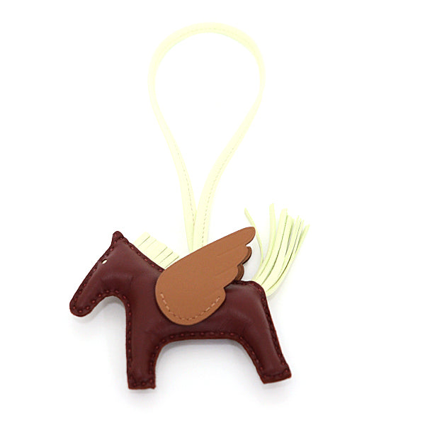 HERMES Bag charm H083010CA Swift Brown Bag charm Rodeo Pegasus PM Women(Unisex)