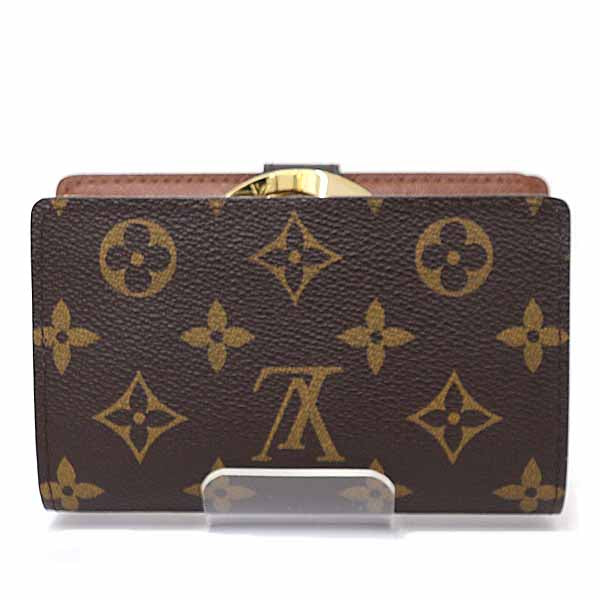 LOUIS VUITTON Bifold Wallet M61674 Monogram canvas Brown Portefeuille Viennoiserie Women