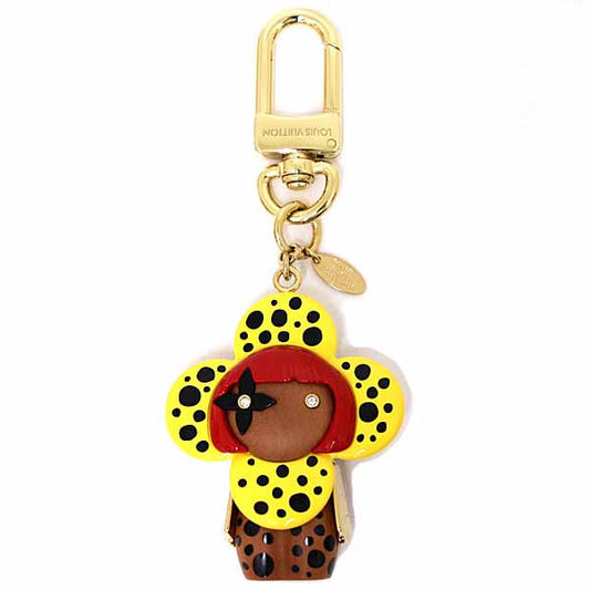 LOUIS VUITTON key ring M01146 Wood yellow LVxYK Porto Cle Vivienne Infinity Dot Bag Charm