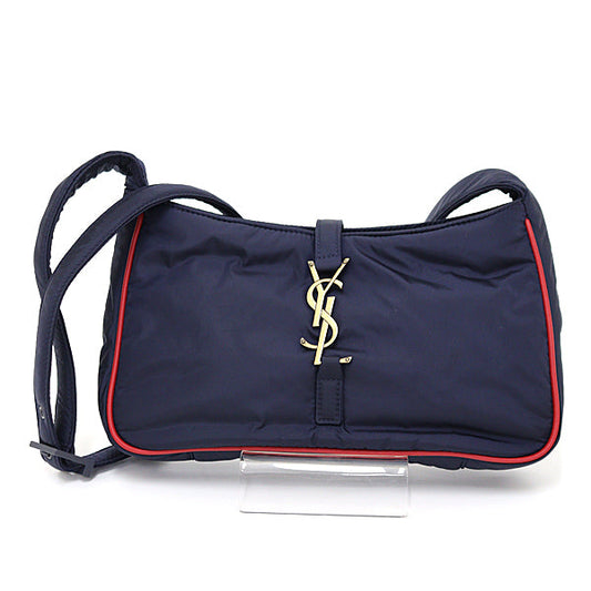SAINT LAURENT Shoulder Bag 733294 Nylon Navy Le Cincassette Shoulder Bag