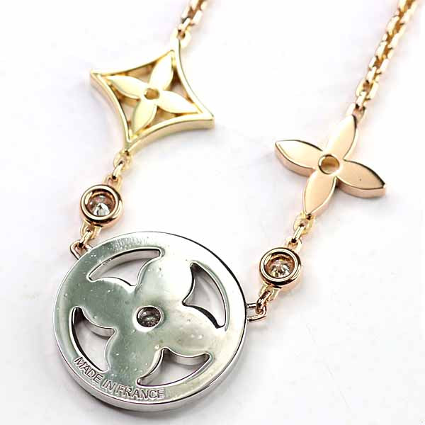 LOUIS VUITTON Pendant Q93541 K18 yellow gold gold Corrie Deal Blossom Necklace