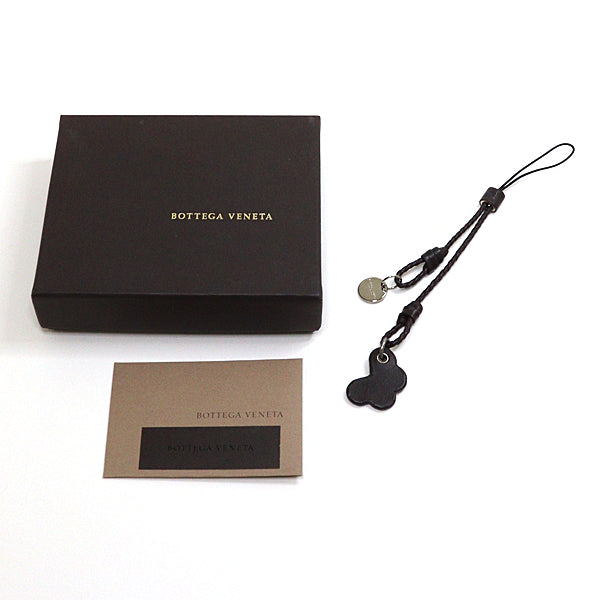BOTTEGAVENETA strap leather Dark brown INTRECCIATO BUTTERFLY