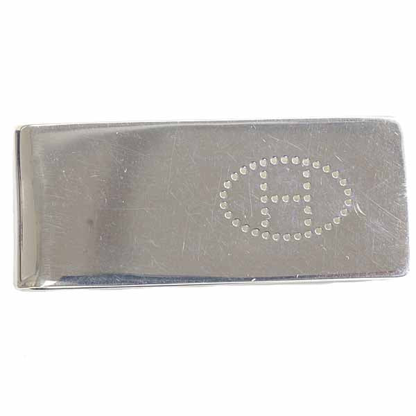 HERMES Money clip SV925 Silver H Evelyn Perforation