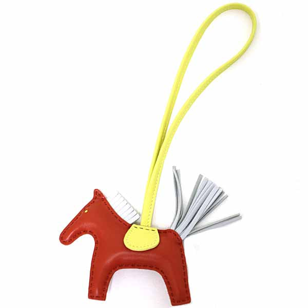 HERMES charm Anyo Miro Orange Rodeo Charm PM Carnelian Lime Blue Brume
