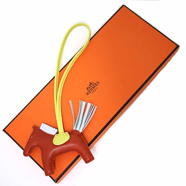 HERMES charm Anyo Miro Orange Rodeo Charm PM Carnelian Lime Blue Brume