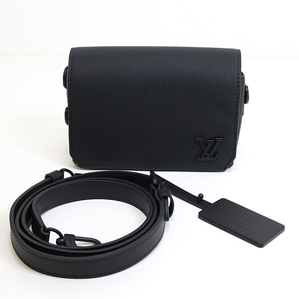 LOUIS VUITTON Shoulder Bag M82085 leather black Fastline Wearable Wallet