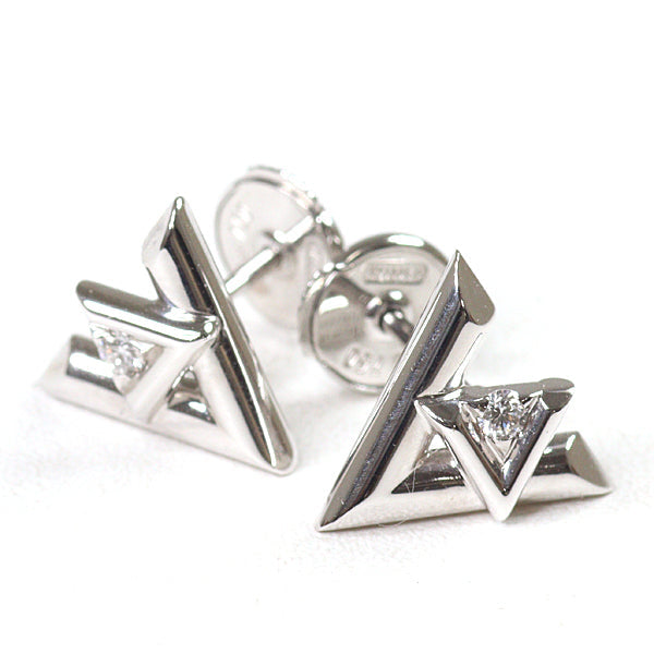 LOUIS VUITTON Pierce Q96970 K18 white gold Silver Pierce LV Vault One