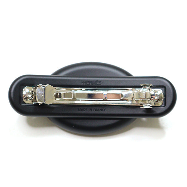 HERMES hair accessory H231033G 02TU Aluminum black Tori Mayon PM