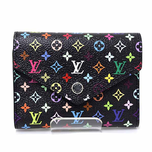 LOUIS VUITTON Tri-fold wallet M14163 Monogram canvas multicolor LV Ã TM Portefeuille Victorine