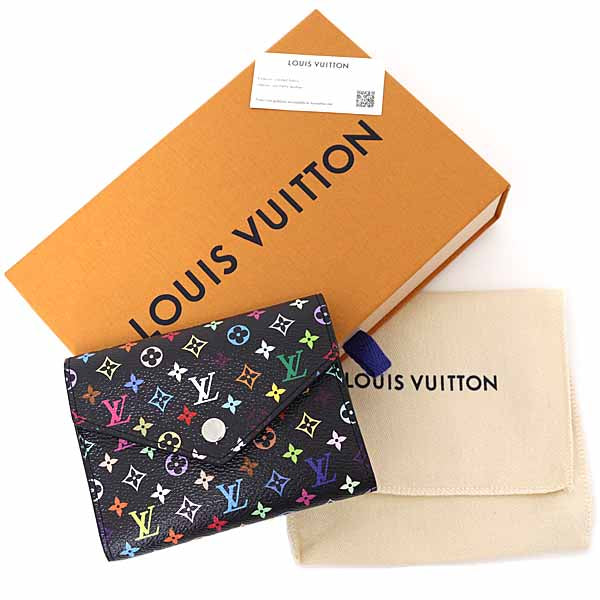 LOUIS VUITTON Tri-fold wallet M14163 Monogram canvas multicolor LV Ã TM Portefeuille Victorine