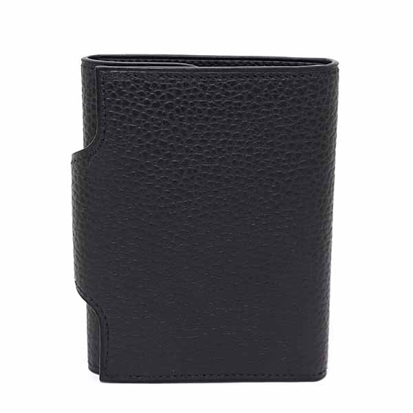 HERMES Card Case leather black Iliad Compact Card Case