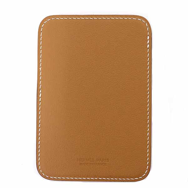 HERMES Card Case leather Brown type MagSafe Eman Ellison