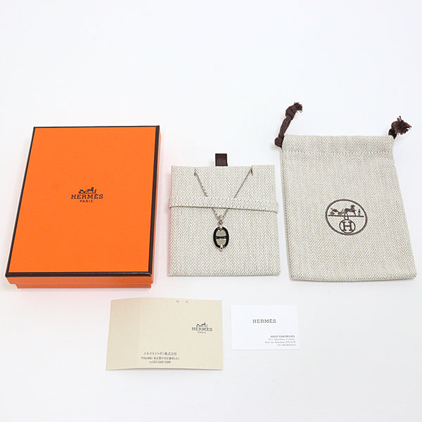 HERMES Pendant metal black Mini Mayon PM