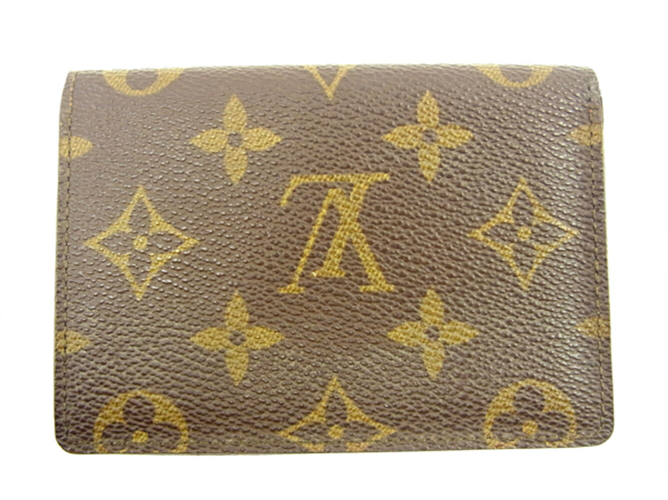 LOUIS VUITTON Pass case M60533 Brown Porto 2 Cult Vertical