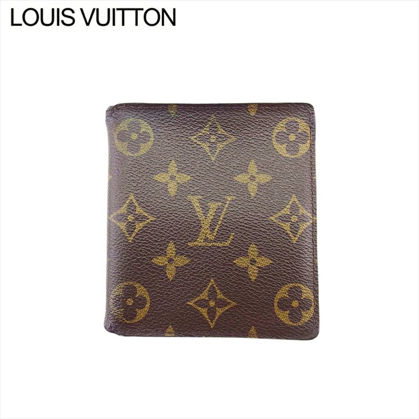 LOUIS VUITTON Bill Compartment M60883 Brown x beige Porto Bie Â· 10 cult Credit