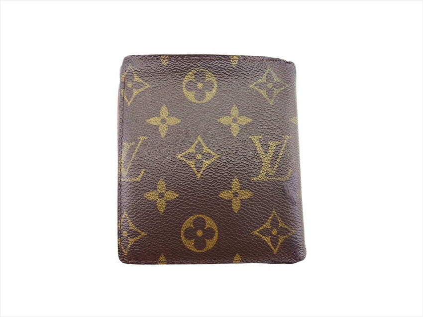 LOUIS VUITTON Bill Compartment M60883 Brown x beige Porto Bie Â· 10 cult Credit