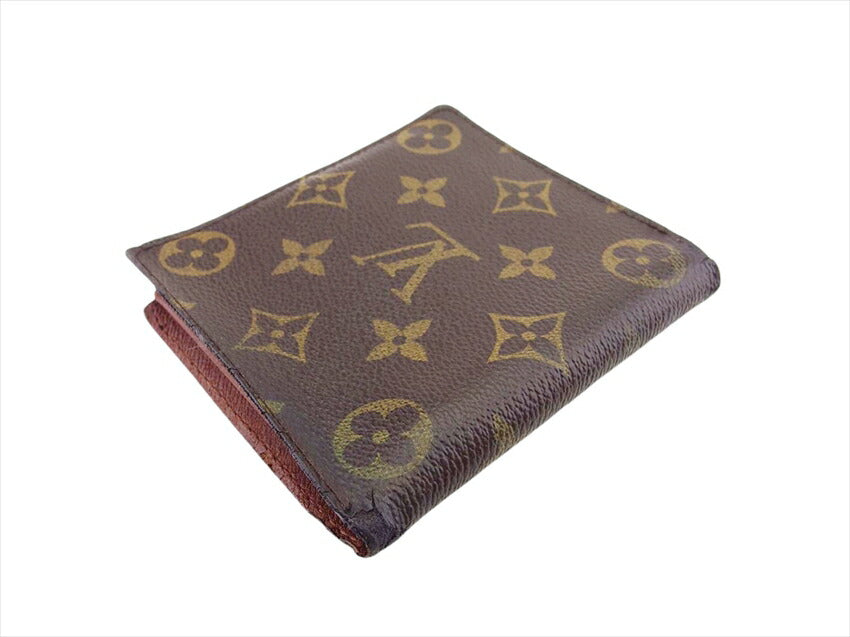 LOUIS VUITTON Bill Compartment M60883 Brown x beige Porto Bie Â· 10 cult Credit