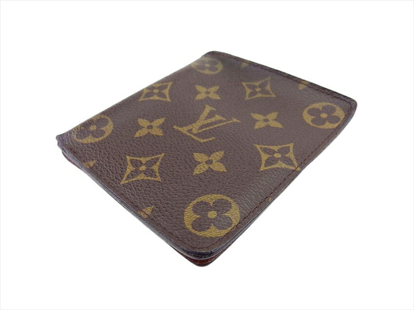 LOUIS VUITTON Bill Compartment M60883 Brown x beige Porto Bie Â· 10 cult Credit