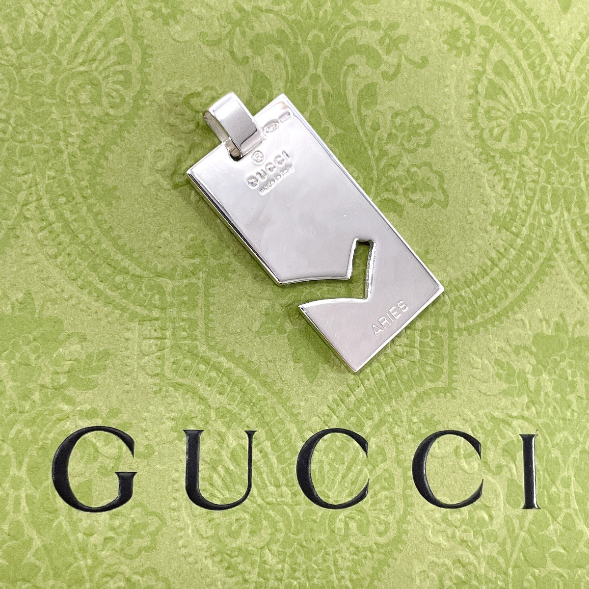 GUCCI Pendant top Silver925 Silver Constellation ARIES