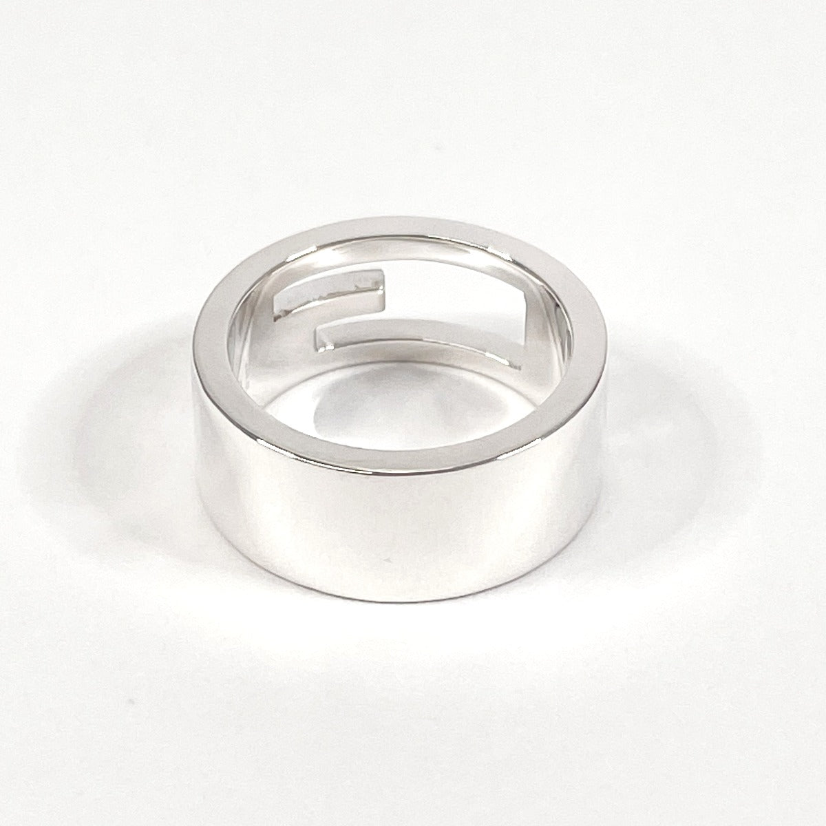 GUCCI Ring Silver925 Silver Branded Cutout G