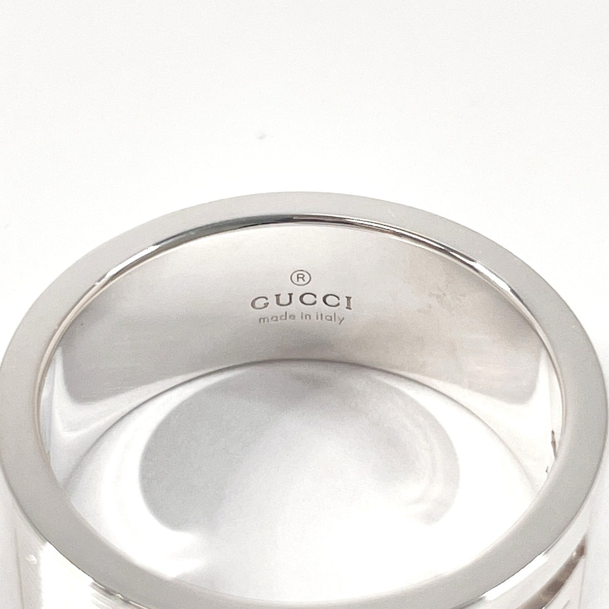 GUCCI Ring Silver925 Silver Branded Cutout G 19