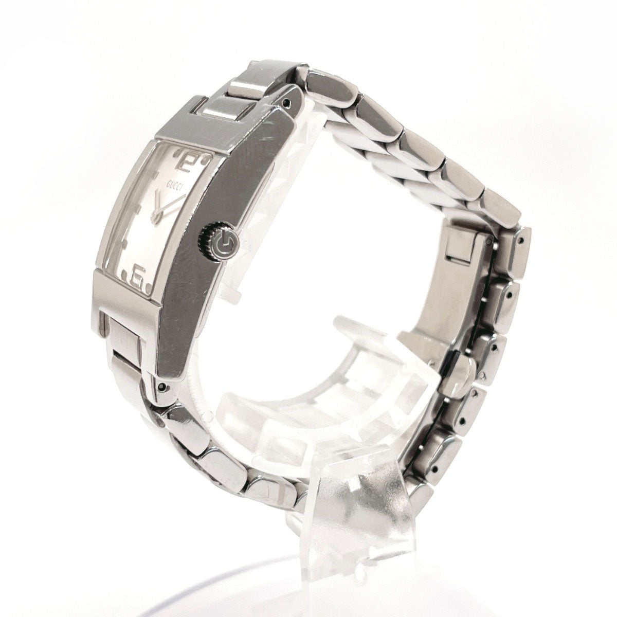 GUCCI Watches Quartz 7700L Stainless Steel Silver white dial