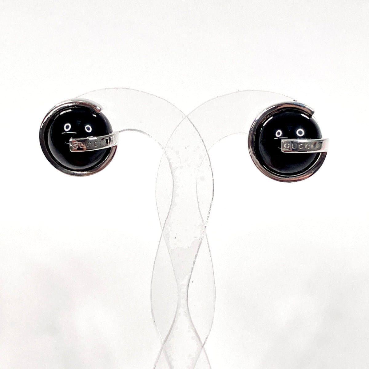 GUCCI Pierce Silver925, Stone Silver logo