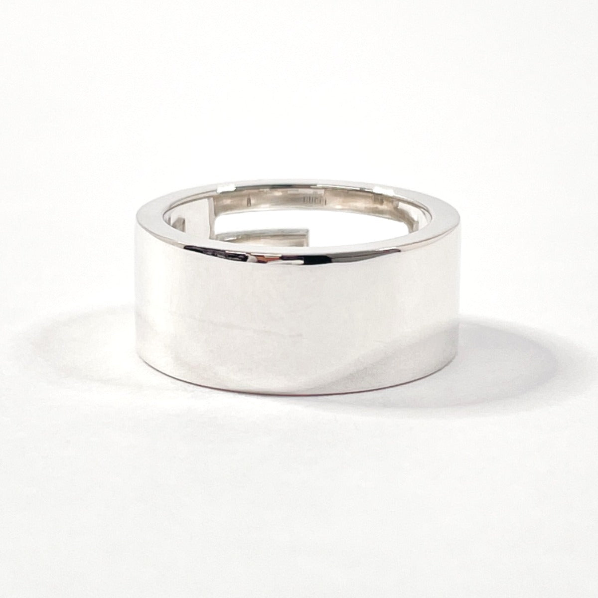 GUCCI Ring Silver925 Silver Branded Cutout G 8