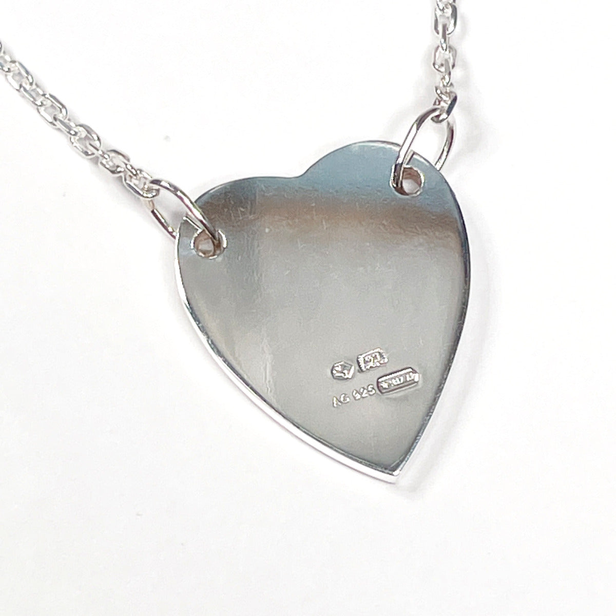 GUCCI Necklace 223512 J8400 8106 Silver925 Silver Trademark Heart