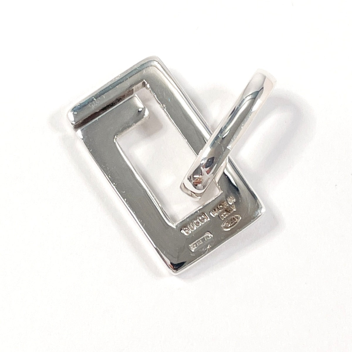 GUCCI Pendant top Silver925 Silver G logo